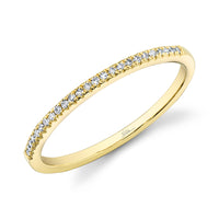 Shy Creation® Petite Pavé Diamond Band