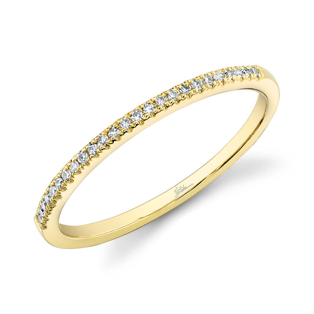 Shy Creation® Petite Pavé Diamond Band
