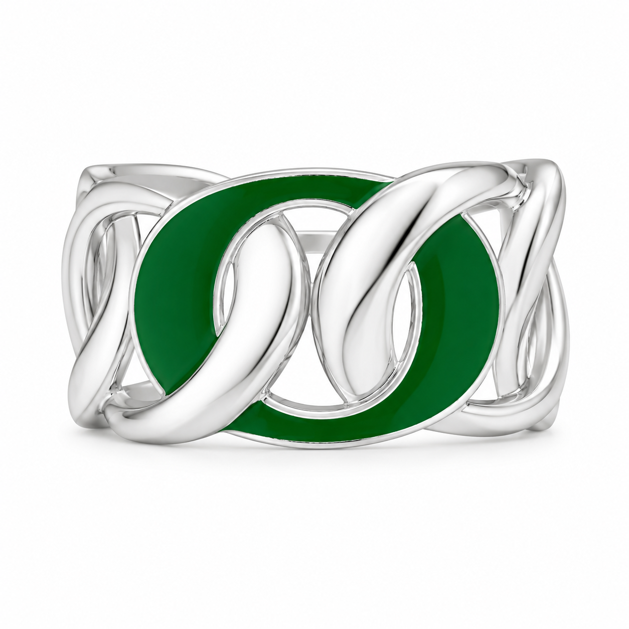 Oregon Ducks® Green O Link Ring