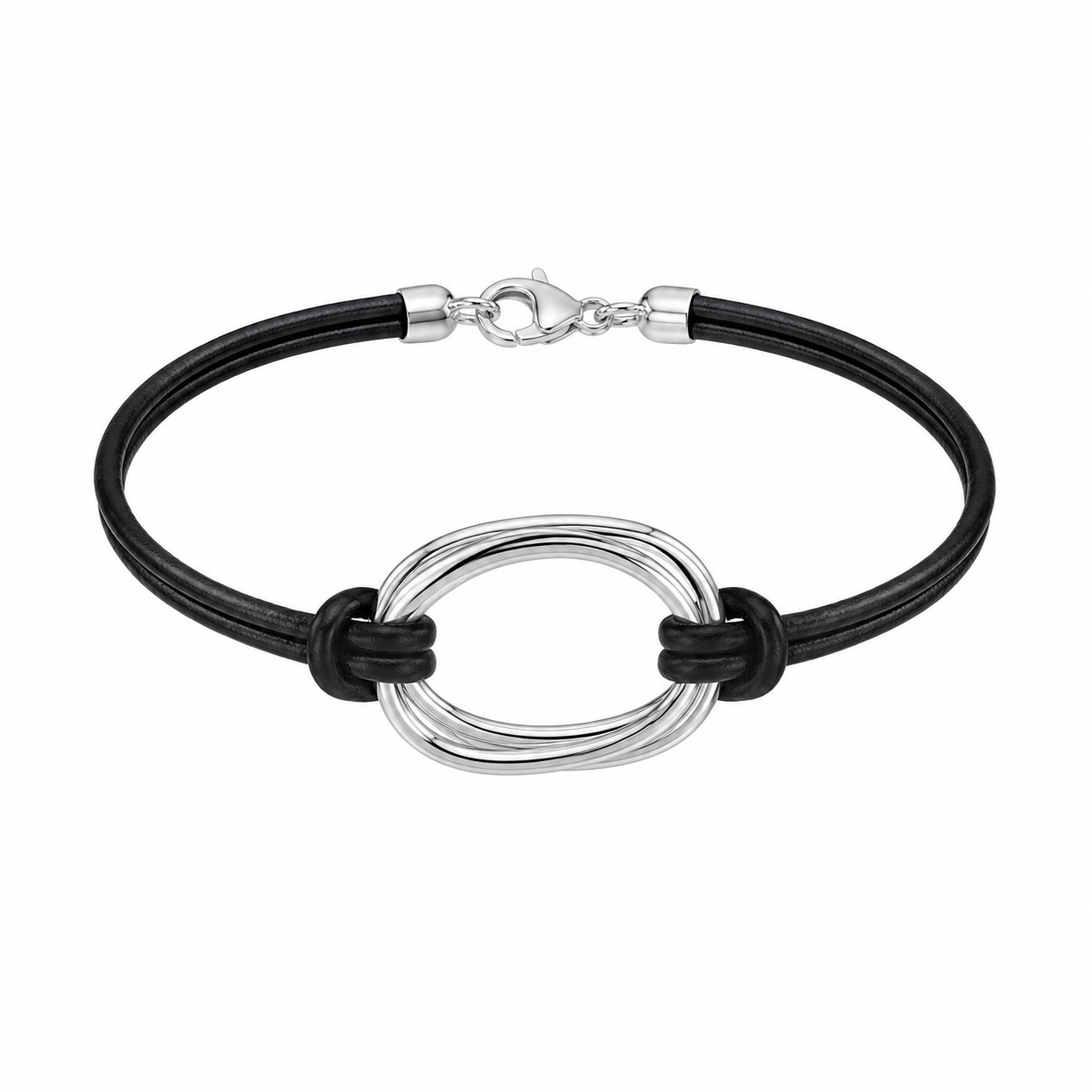 Oregon Ducks® O Leather Bracelet