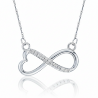 Eternal Heart Infinity Necklace