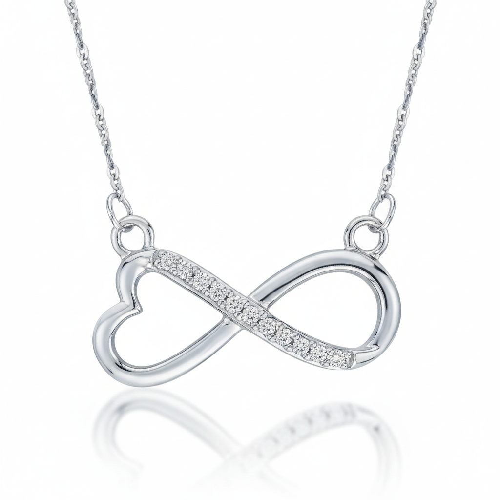 Eternal Heart Infinity Necklace
