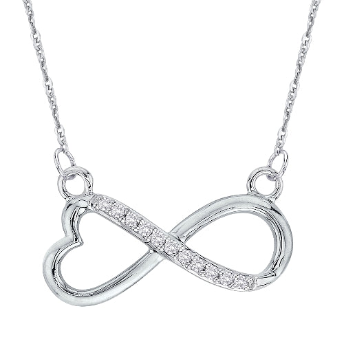 Eternal Heart Infinity Necklace