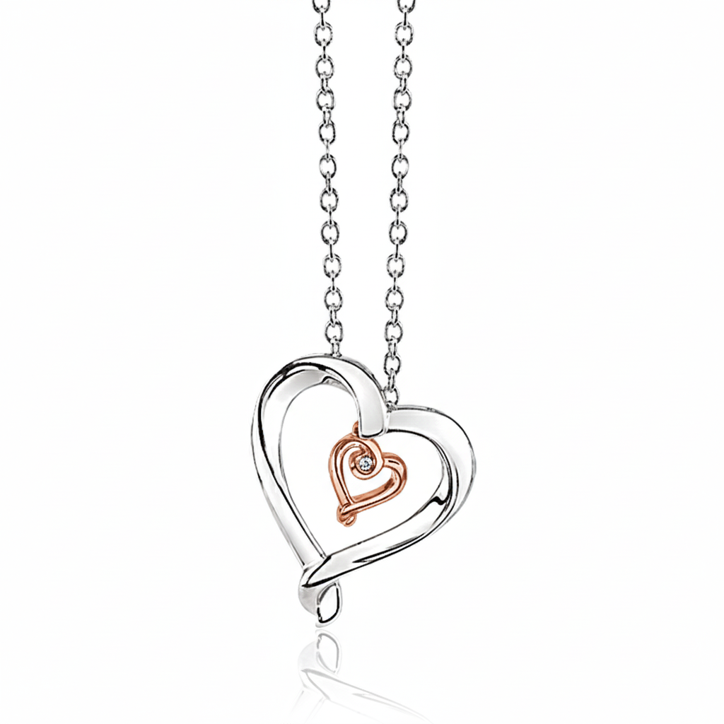 Kissing Hearts® Heart to Heart Pendant