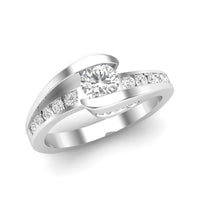 Love Story® Strong Embrace Round Diamond Bridal Set