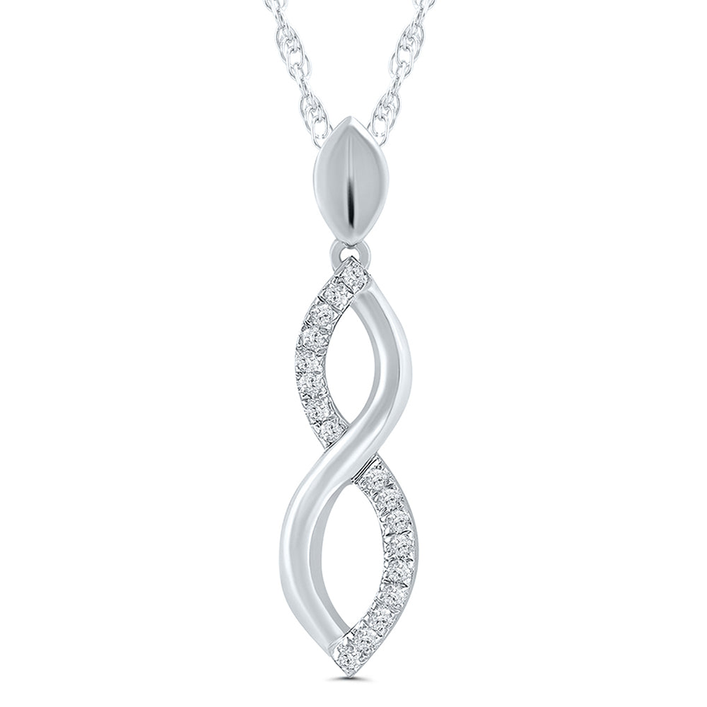 Twisted Ice Pendant