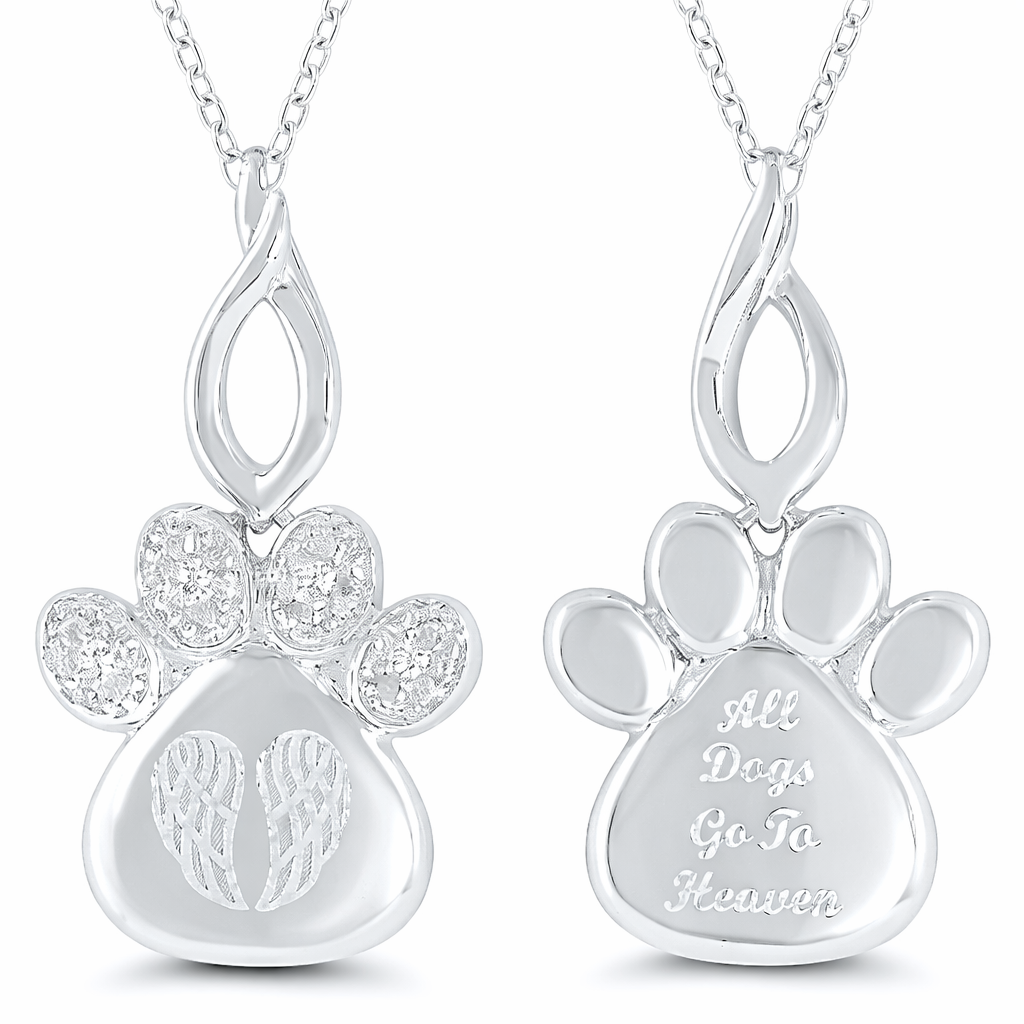 Kissing Hearts® "All Dogs Go To Heaven" Pendant