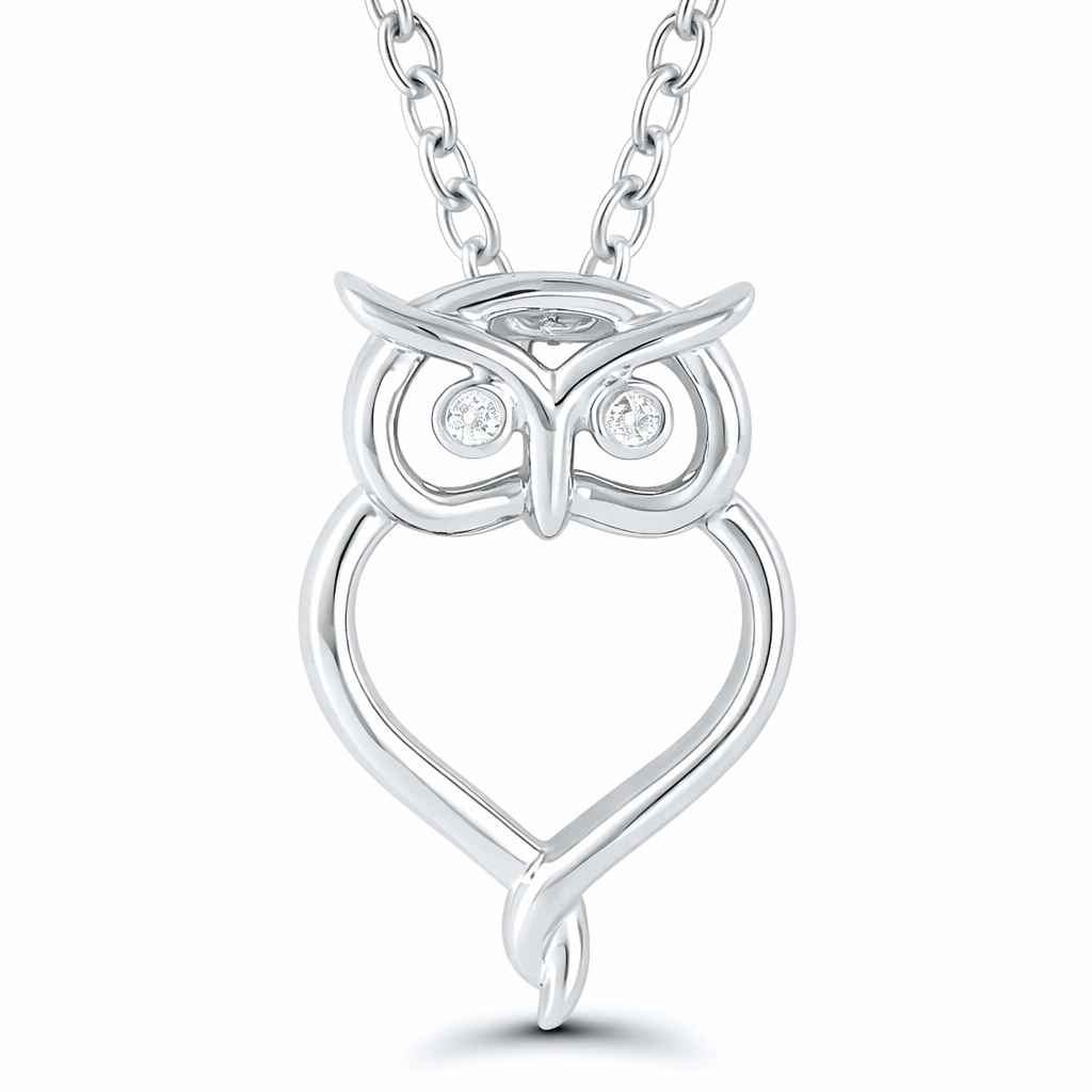 Kissing Hearts® Owl Pendant