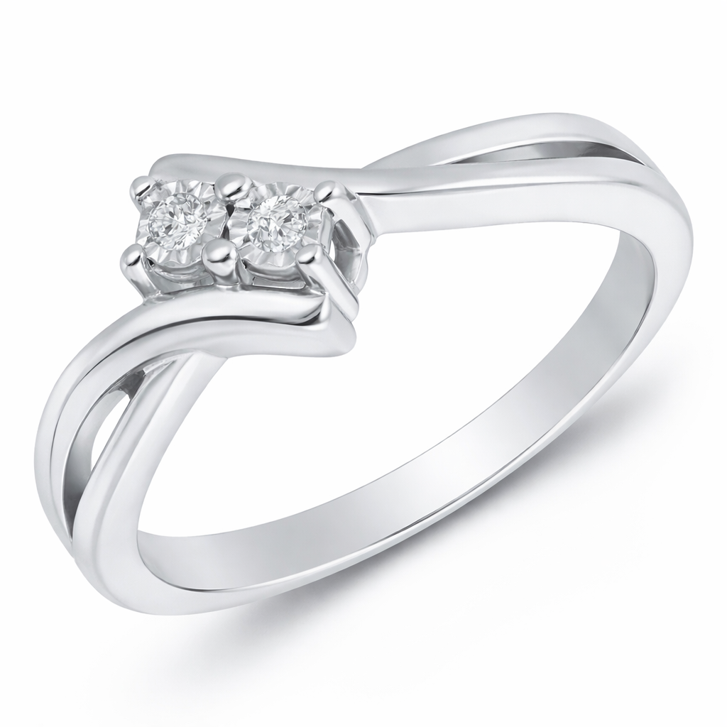 Twilight Duo Cluster Ring