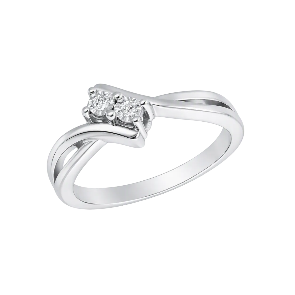Twilight Duo Cluster Ring