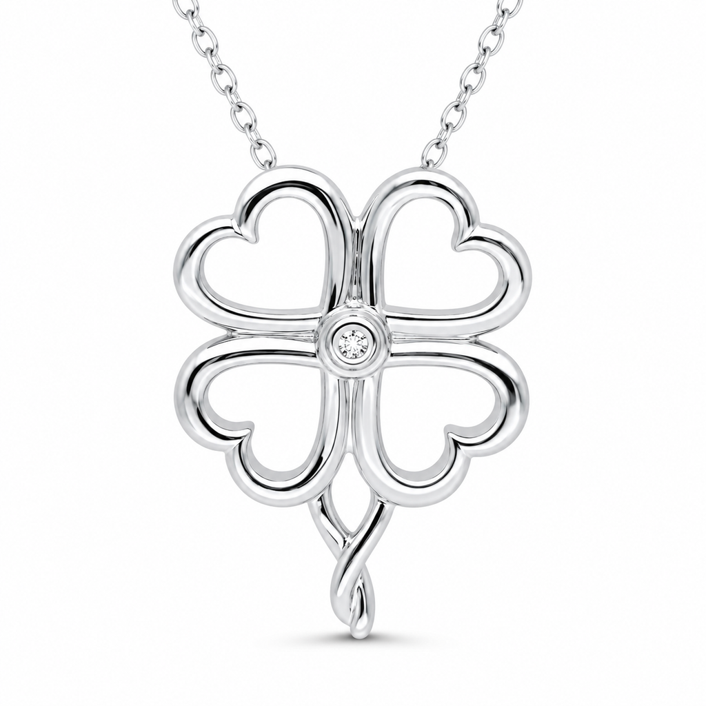Lucky Hearts Clover Pendant – Harry Ritchies