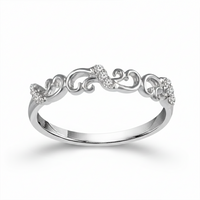 Bandables® Whimscroll Diamond Band