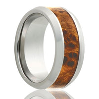 Heavy Stone® Burl Wood Tungsten Men's Band