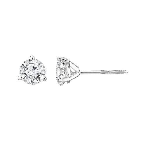 Round Martini Set Diamond Studs