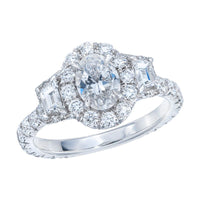 Love Story® Ever Luminous Oval Diamond Engagement Ring