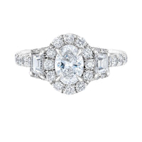 Love Story® Ever Luminous Oval Diamond Engagement Ring