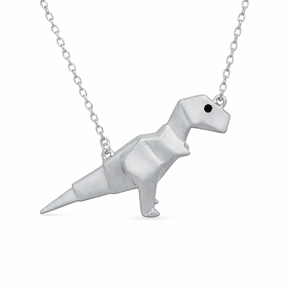 Origami T Rex Pendant