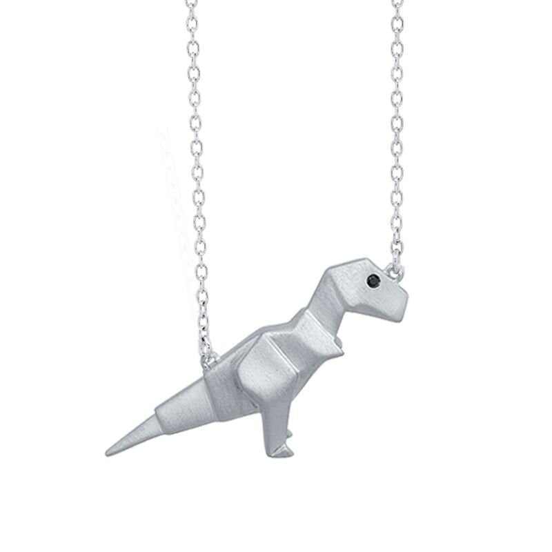 Origami T Rex Pendant