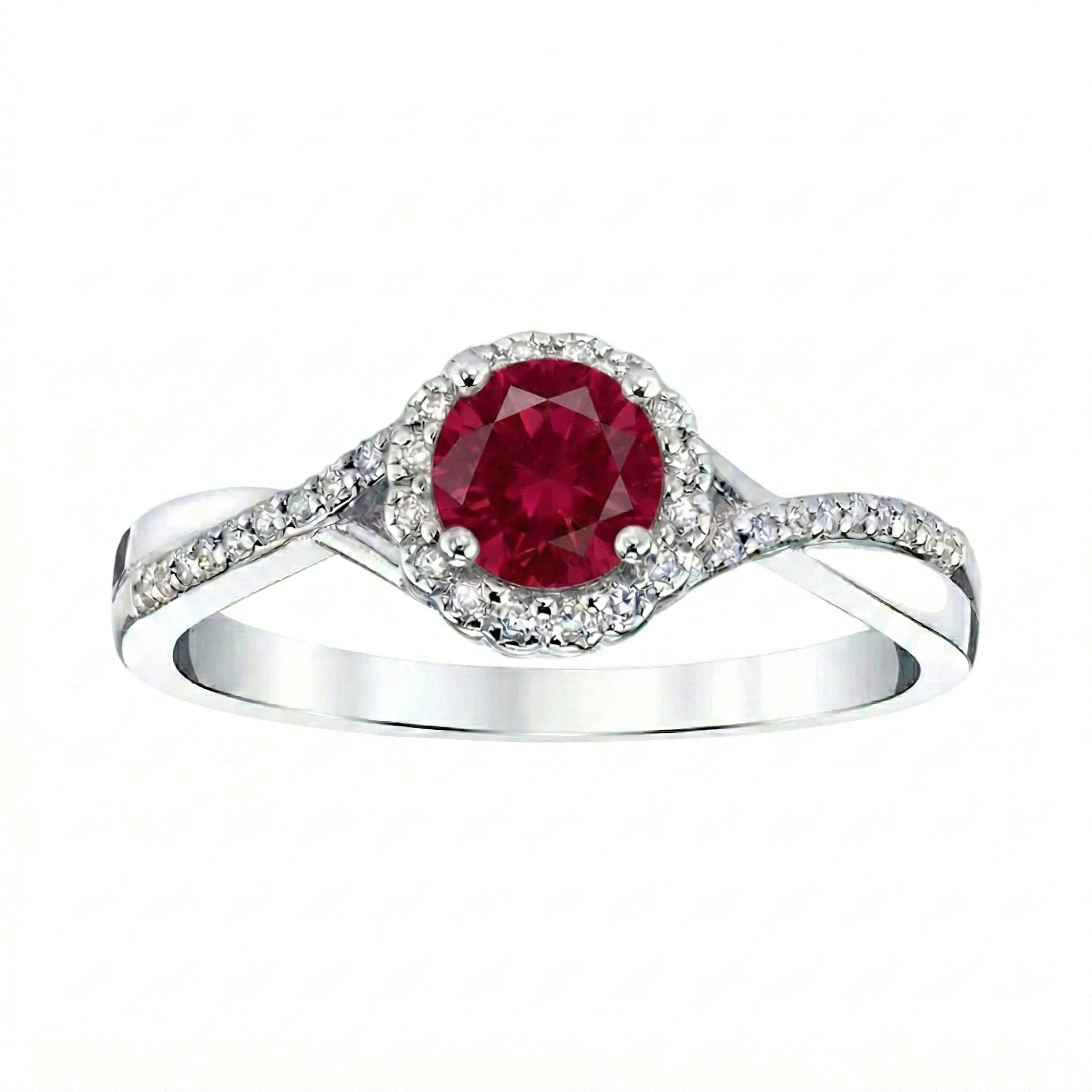 July Blaze Ruby Ring
