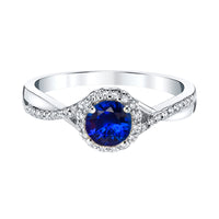 September Midnight Sapphire Ring