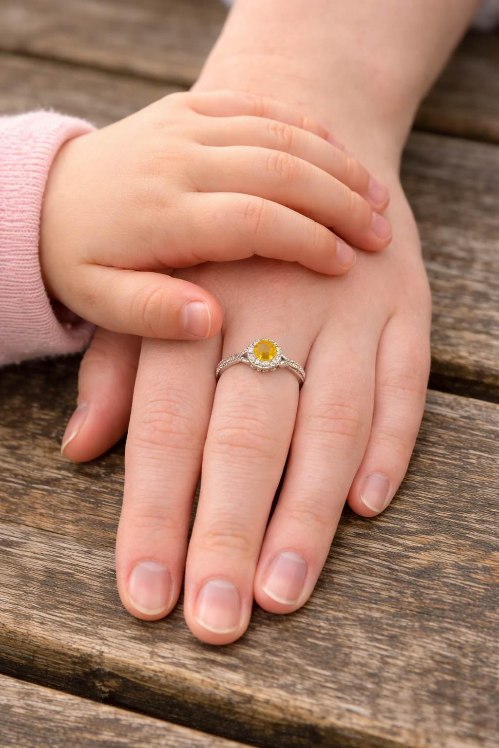 November Ember Citrine Ring