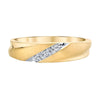 Solar Edge Diamond Ring