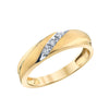 Solar Edge Diamond Ring