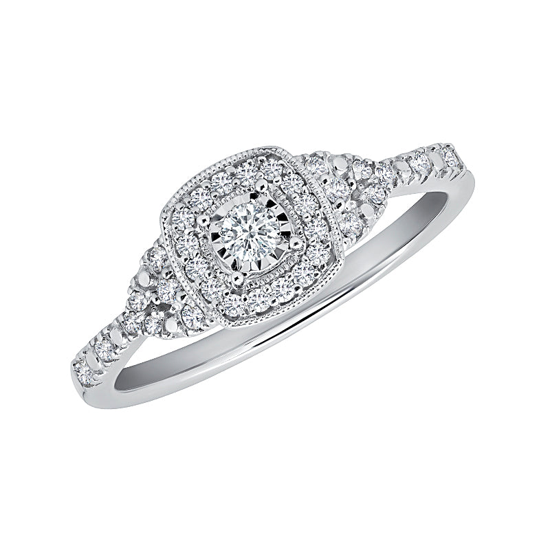 Endless Love Round Diamond Promise Ring