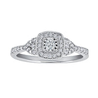 Endless Love Round Diamond Promise Ring