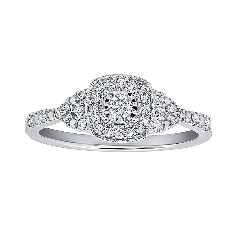 Endless Love Round Diamond Promise Ring