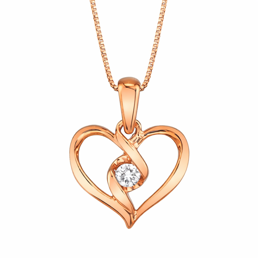 Sirena® Heartbeat Diamond Pendant