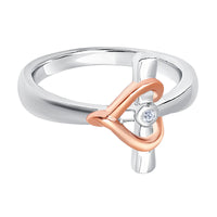 Kissing Hearts® Guided by Love Ring