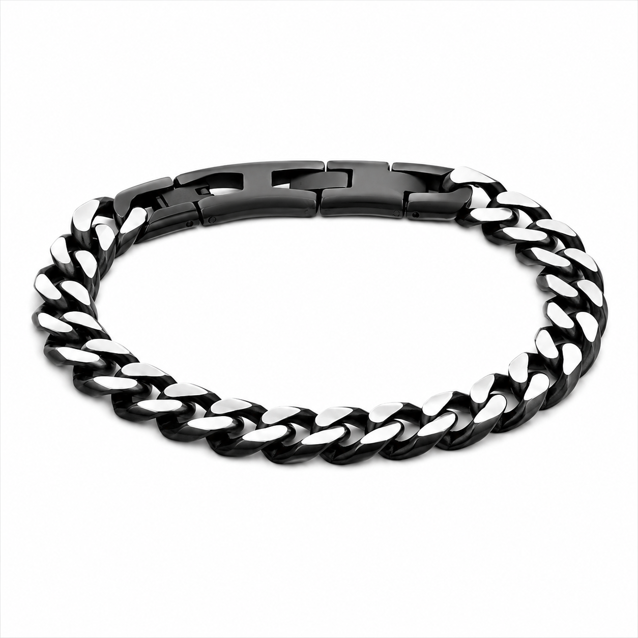PowerLine Steel Curb Bracelet