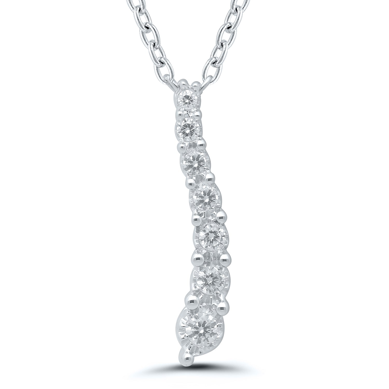 アクセサリー pointless journey CHAIN NECKLACE SILVER Glendora Silver Chain Necklace with Pearl & Toggle Clasp