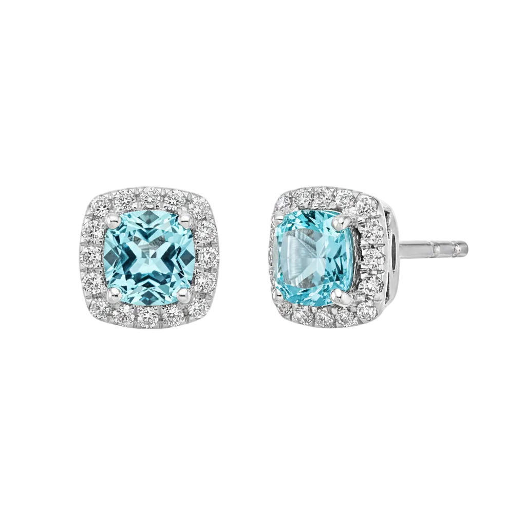 Lagoon Mist Aquamarine Earrings