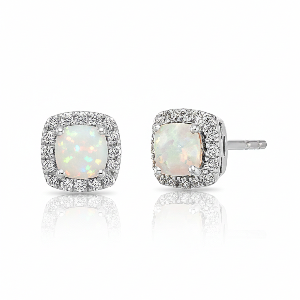 Prism Glow Opal Earrings