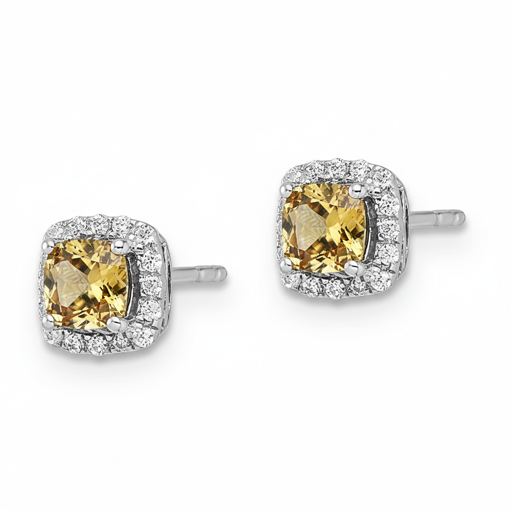 Honey Citrine Earrings