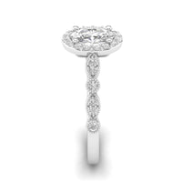 Love Story® Enchanted Halo Oval Diamond Engagement Ring