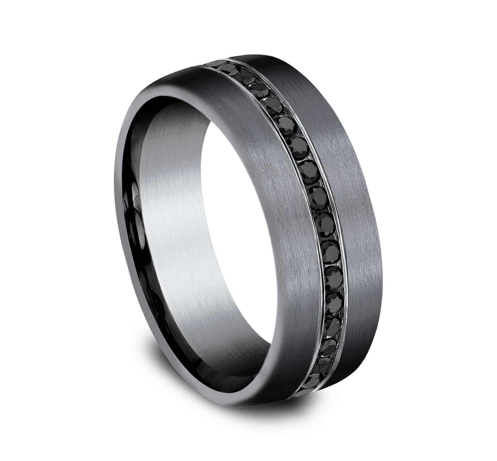Benchmark® Black Diamond Black Tantalum Men's Band