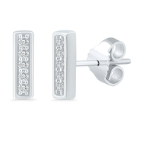Tali & Tabi DiamondLine Bar Earrings
