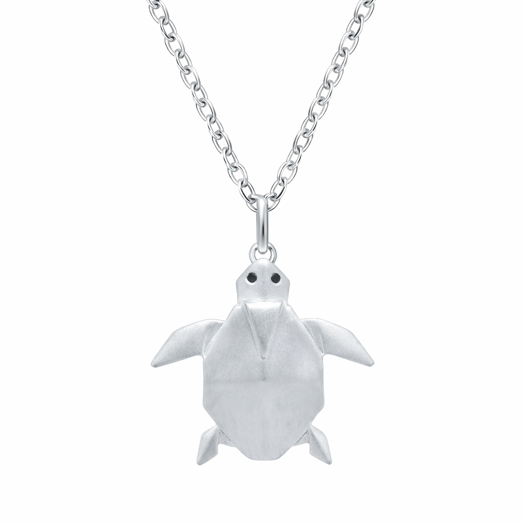 Origami Turtle Pendant
