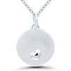 Heart Disc Pendant