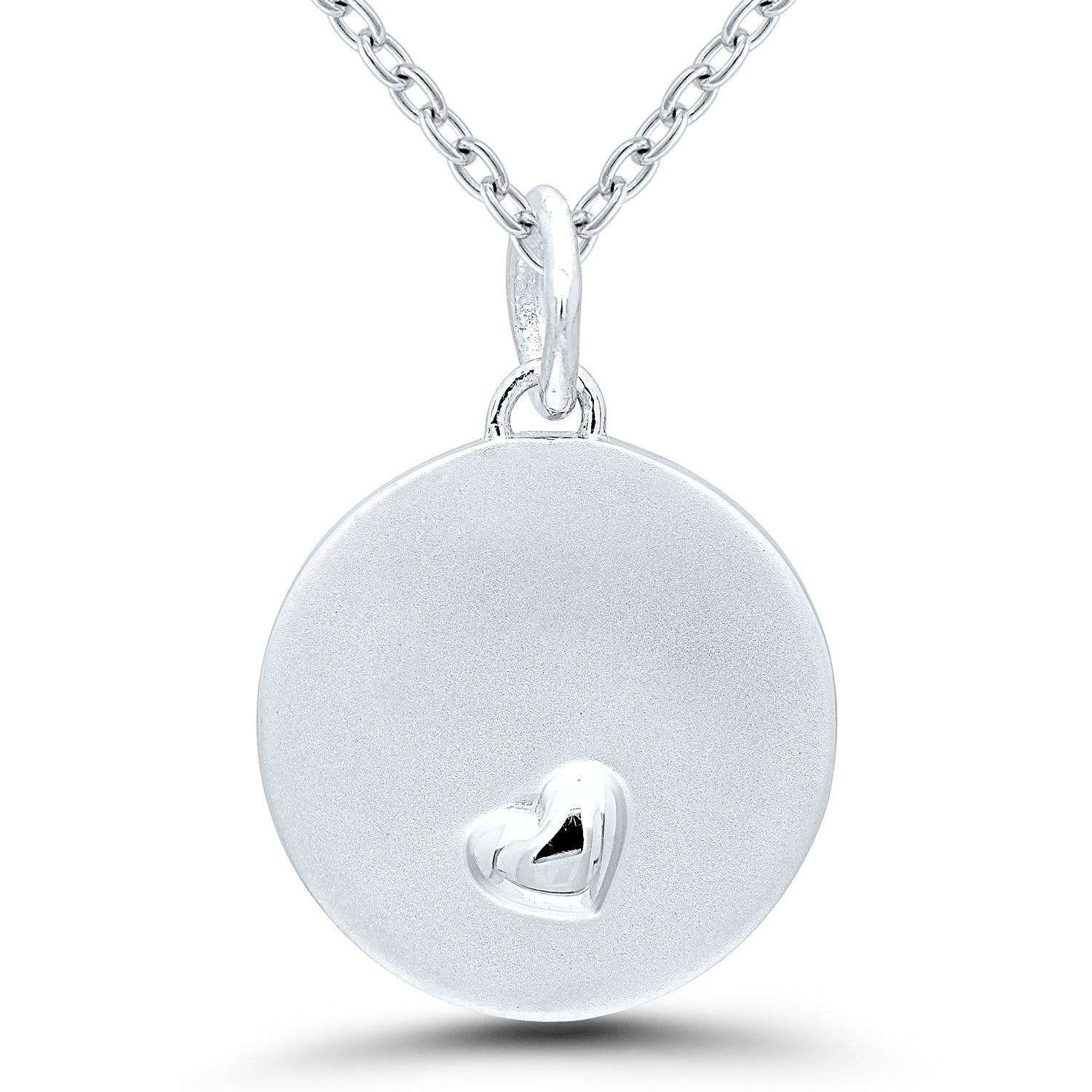 Heart Disc Pendant