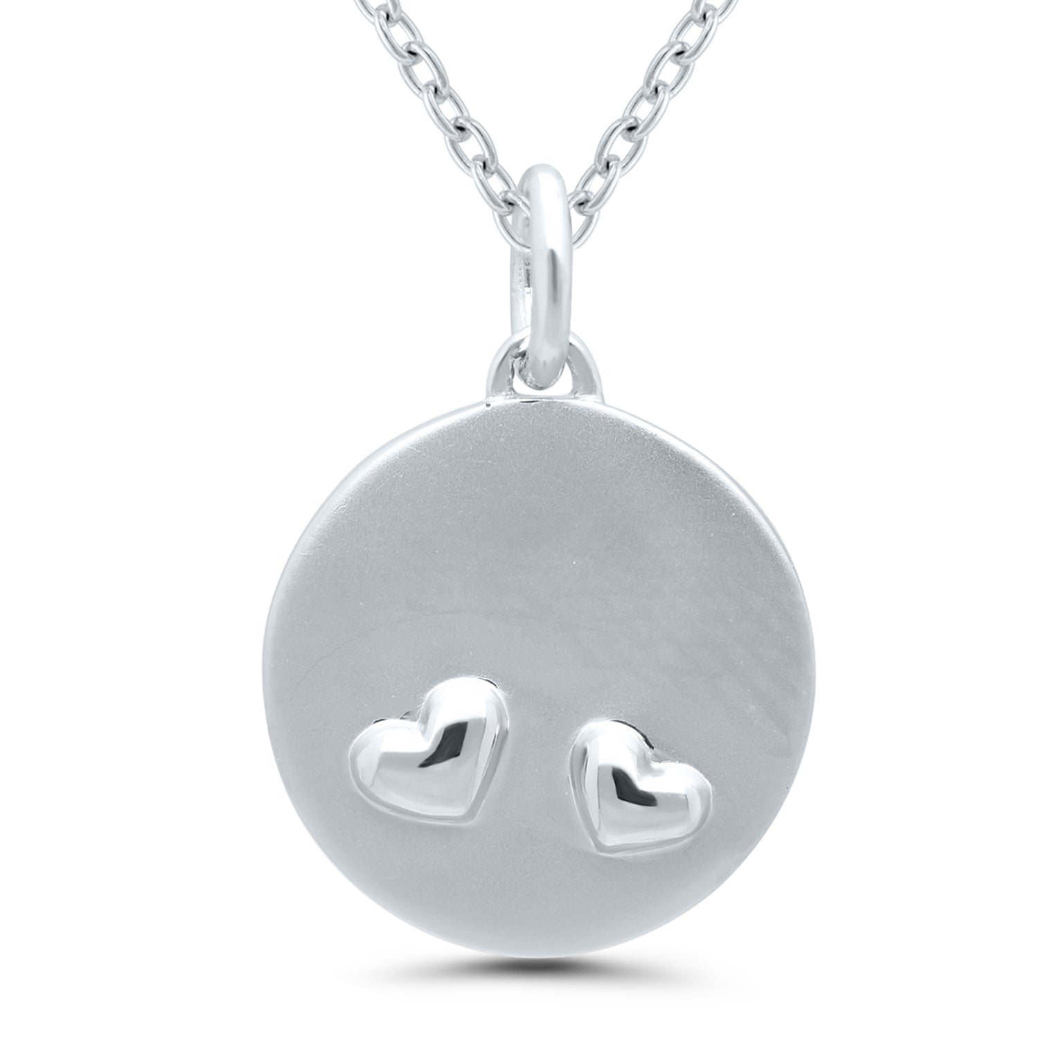 Heart Disc Pendant