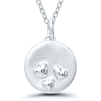 Heart Disc Pendant