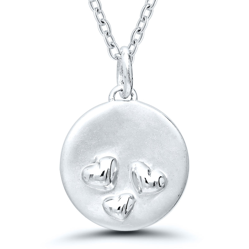 Heart Disc Pendant