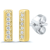 Tali & Tabi DiamondLine Bar Earrings