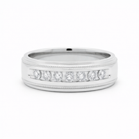 Polar Horizon Diamond Men's Ring