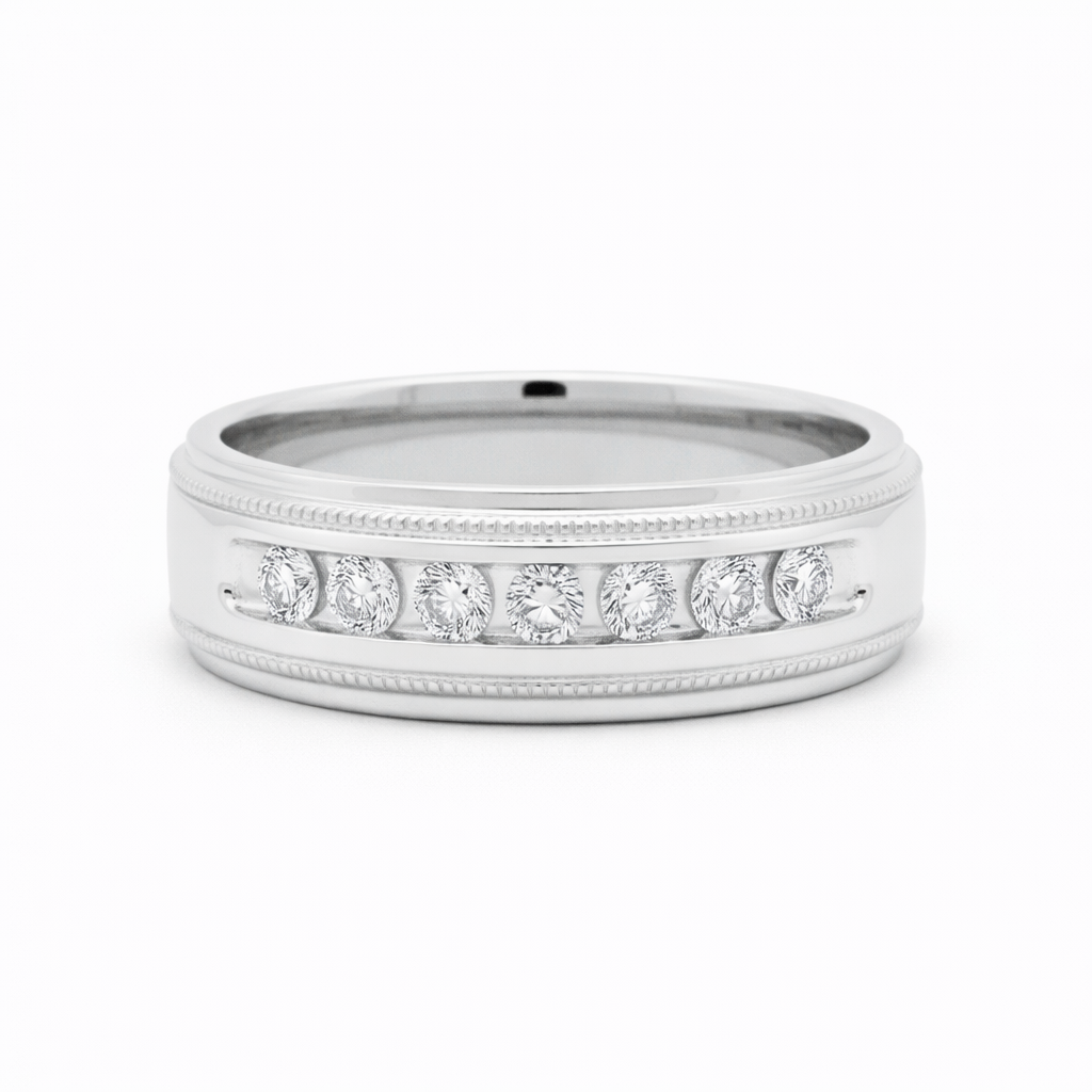 Polar Horizon Diamond Men's Ring