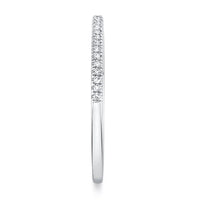 Shy Creation® Petite Pavé Diamond Band